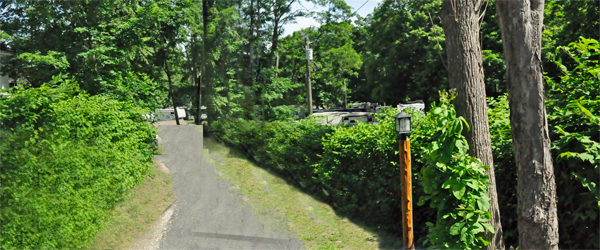 entry into Branch Brook Campground